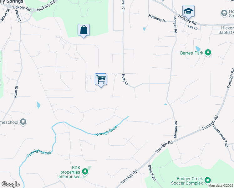 map of restaurants, bars, coffee shops, grocery stores, and more near 1955 Morgan Trce in Canton