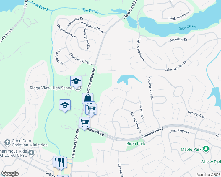 map of restaurants, bars, coffee shops, grocery stores, and more near 809 Heartleaf Drive in Columbia