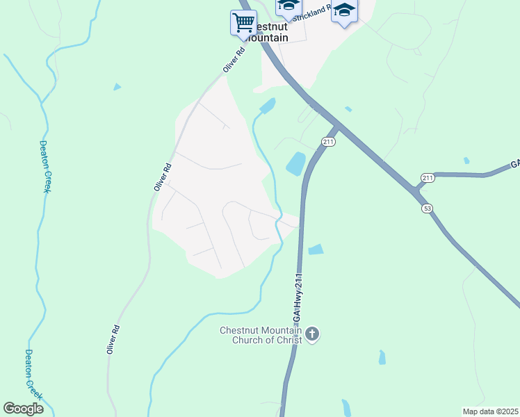 map of restaurants, bars, coffee shops, grocery stores, and more near 5042 Daylily Drive in Braselton