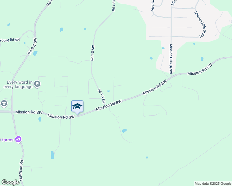 map of restaurants, bars, coffee shops, grocery stores, and more near 18 Dodson Road Southwest in Cartersville