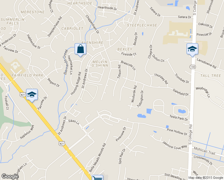 map of restaurants, bars, coffee shops, grocery stores, and more near 104 Wetherill Lane in Wilmington