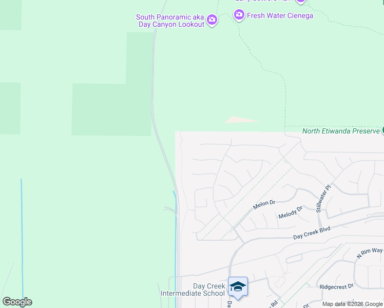 map of restaurants, bars, coffee shops, grocery stores, and more near 12150 Casper Court in Rancho Cucamonga