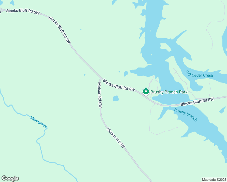 map of restaurants, bars, coffee shops, grocery stores, and more near 7517 Blacks Bluff Road Southwest in Cave Spring
