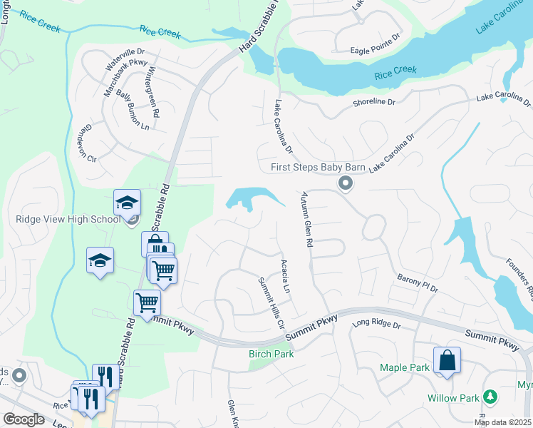 map of restaurants, bars, coffee shops, grocery stores, and more near 878 Heartleaf Drive in Columbia