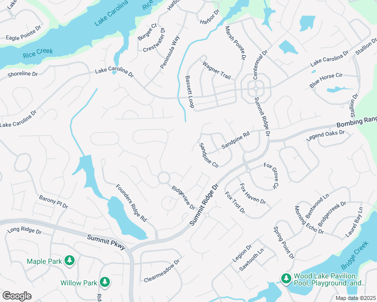 map of restaurants, bars, coffee shops, grocery stores, and more near 212 Pine Bluff Road in Columbia