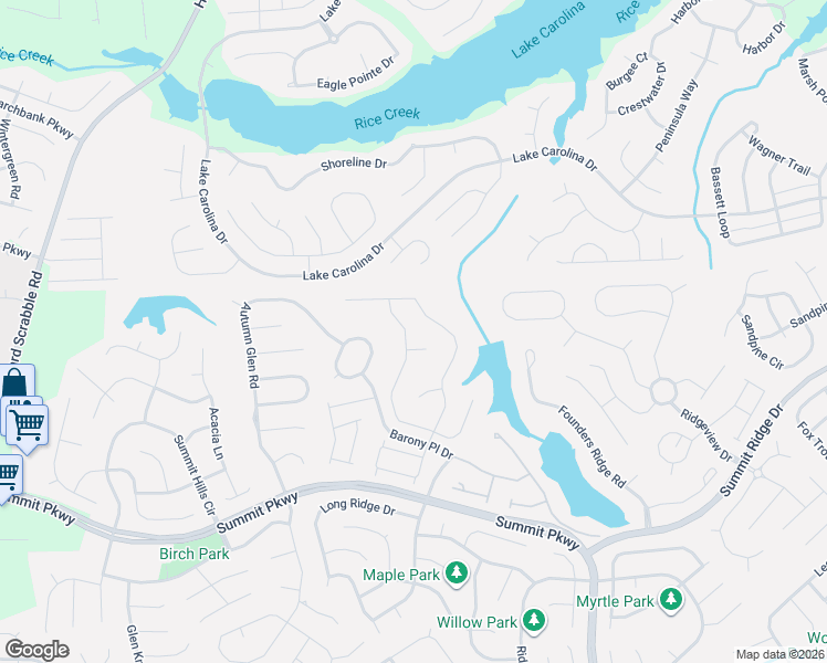 map of restaurants, bars, coffee shops, grocery stores, and more near 413 Indigo Ridge Drive in Columbia