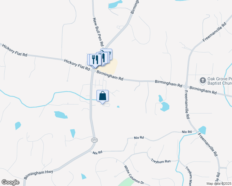 map of restaurants, bars, coffee shops, grocery stores, and more near 1009 Crossroads Trail in Alpharetta
