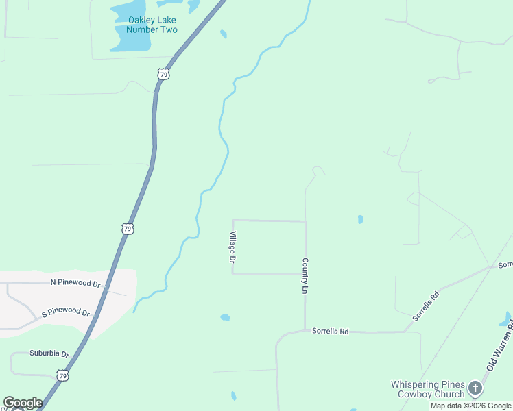 map of restaurants, bars, coffee shops, grocery stores, and more near 6801 Village Drive in Pine Bluff