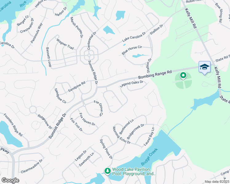 map of restaurants, bars, coffee shops, grocery stores, and more near 437 Legend Oaks Drive in Columbia