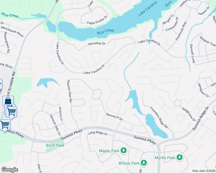 map of restaurants, bars, coffee shops, grocery stores, and more near 413 Indigo Ridge Drive in Columbia