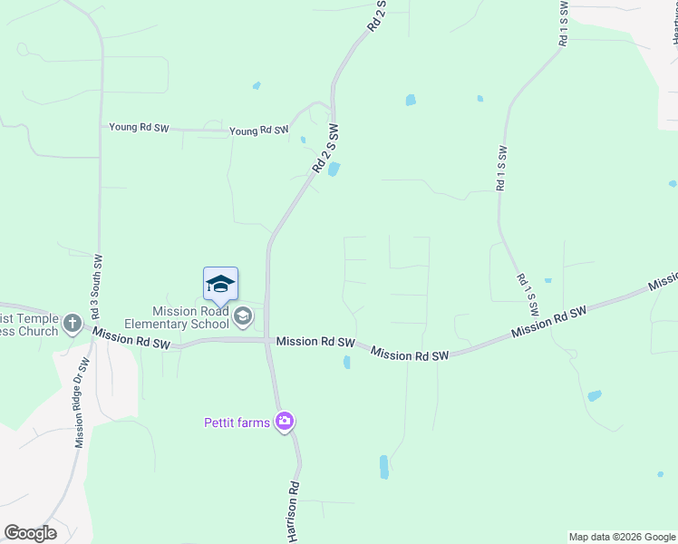 map of restaurants, bars, coffee shops, grocery stores, and more near 31 Bramblewood Drive Southwest in Cartersville