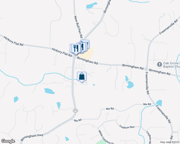 map of restaurants, bars, coffee shops, grocery stores, and more near 1013 Crossroads Trail in Alpharetta