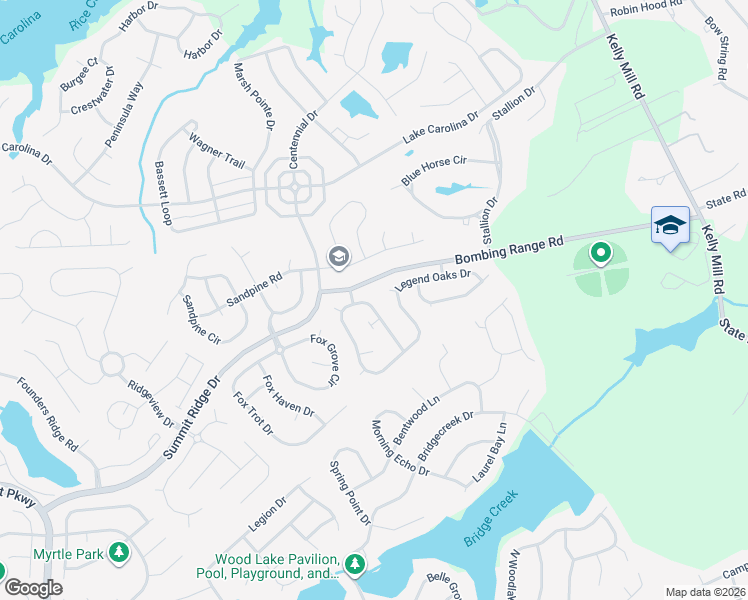 map of restaurants, bars, coffee shops, grocery stores, and more near 429 Legend Oaks Drive in Columbia