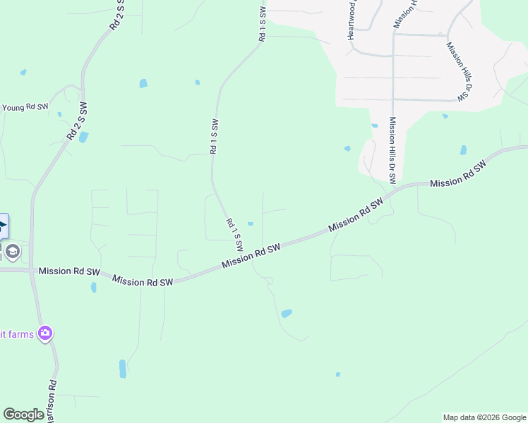 map of restaurants, bars, coffee shops, grocery stores, and more near 76 Dodson Road Southwest in Cartersville