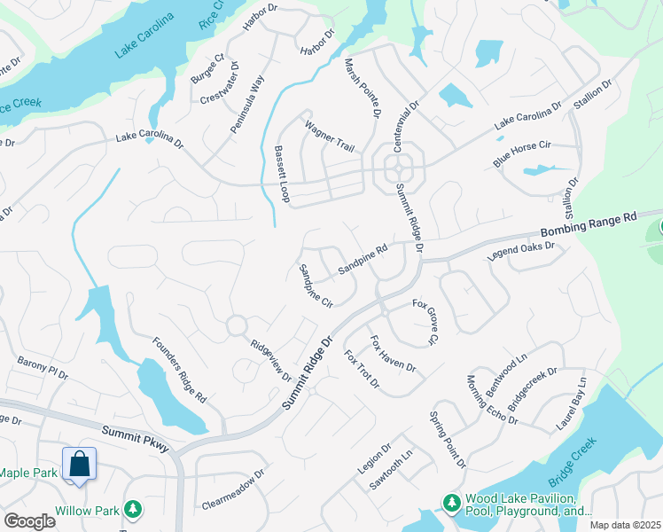 map of restaurants, bars, coffee shops, grocery stores, and more near 107 Greeneedle Road in Columbia