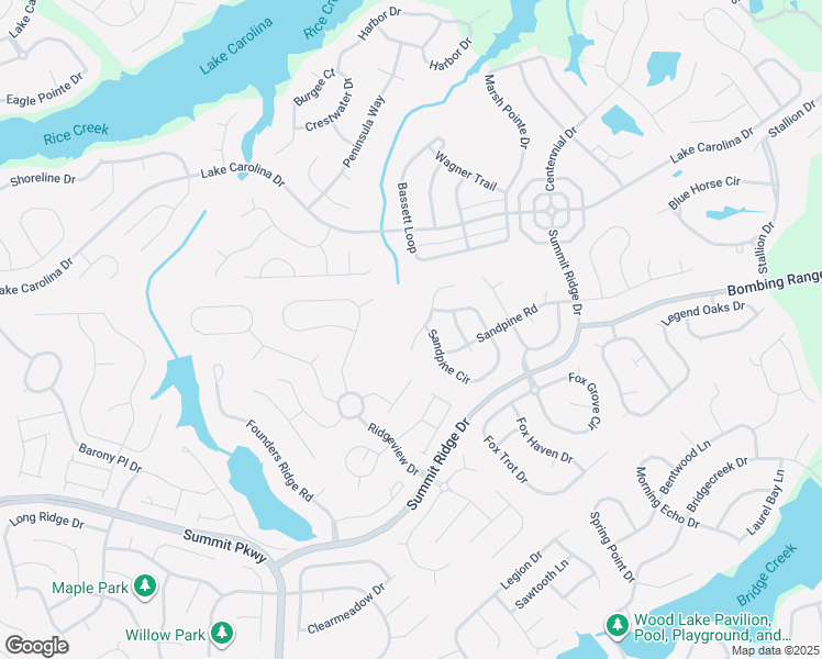map of restaurants, bars, coffee shops, grocery stores, and more near 212 Pine Bluff Road in Columbia