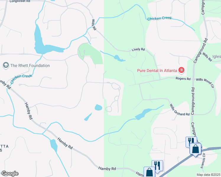 map of restaurants, bars, coffee shops, grocery stores, and more near 5041 Kings Close in Alpharetta