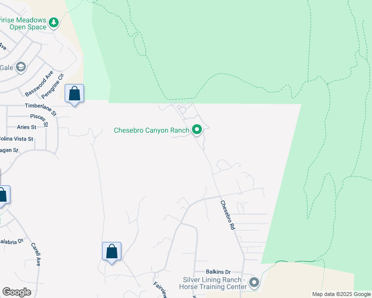 map of restaurants, bars, coffee shops, grocery stores, and more near 6451 Chesebro Road in Agoura Hills
