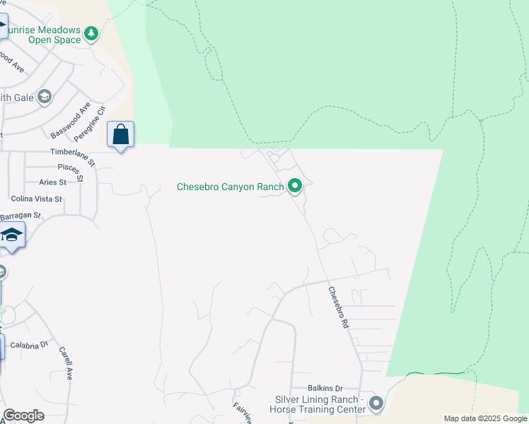 map of restaurants, bars, coffee shops, grocery stores, and more near 6467 Chesebro Road in Agoura Hills