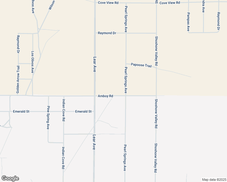 map of restaurants, bars, coffee shops, grocery stores, and more near 69450 Amboy Road in Twentynine Palms