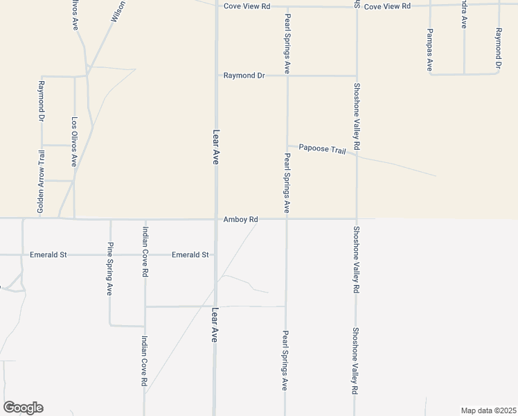 map of restaurants, bars, coffee shops, grocery stores, and more near 69450 Amboy Road in Twentynine Palms