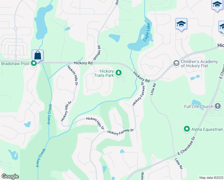 map of restaurants, bars, coffee shops, grocery stores, and more near 517 Carrington Court in Canton