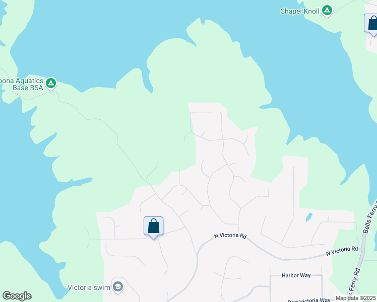 map of restaurants, bars, coffee shops, grocery stores, and more near 1013 Harbor Court in Woodstock