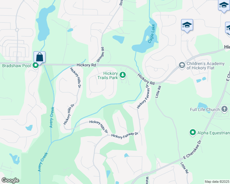 map of restaurants, bars, coffee shops, grocery stores, and more near 517 Carrington Court in Canton