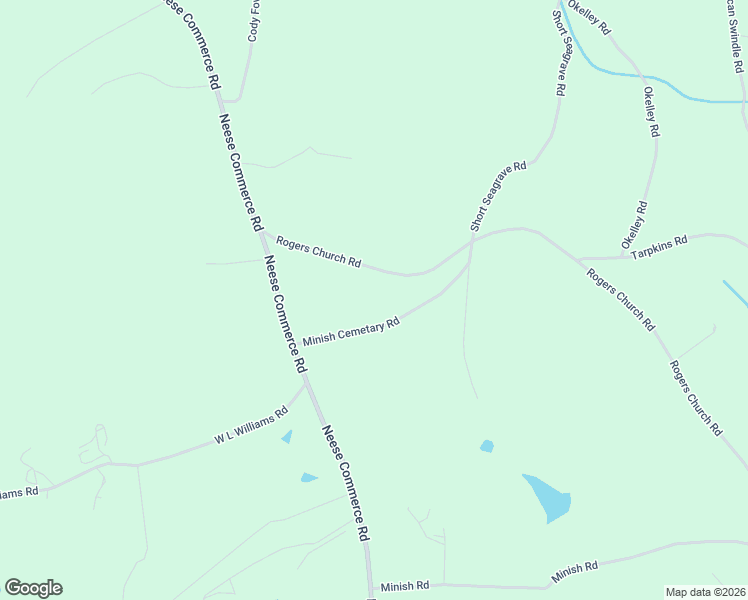 map of restaurants, bars, coffee shops, grocery stores, and more near 364 Rogers Church Road in Commerce