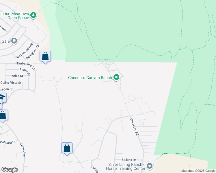 map of restaurants, bars, coffee shops, grocery stores, and more near 6467 Chesebro Road in Agoura Hills