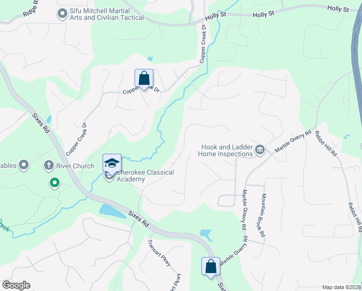 map of restaurants, bars, coffee shops, grocery stores, and more near 651 East Shore Drive in Canton