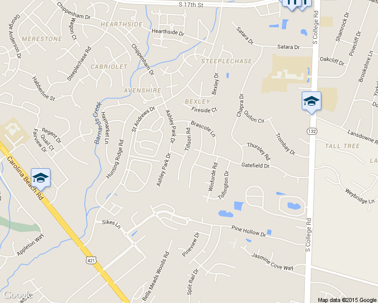 map of restaurants, bars, coffee shops, grocery stores, and more near 100-198 Stetten Court in Wilmington