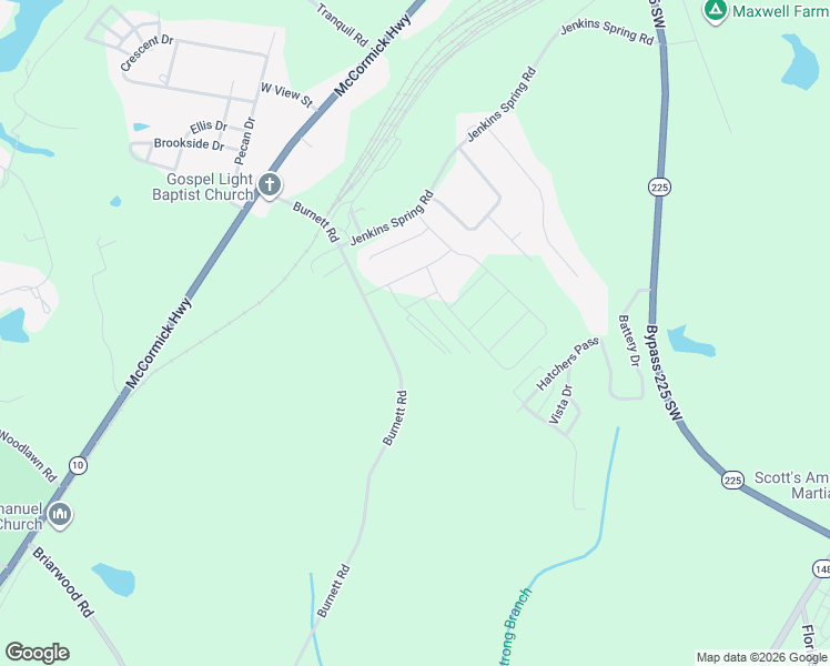 map of restaurants, bars, coffee shops, grocery stores, and more near 370 Burnett Road in Greenwood