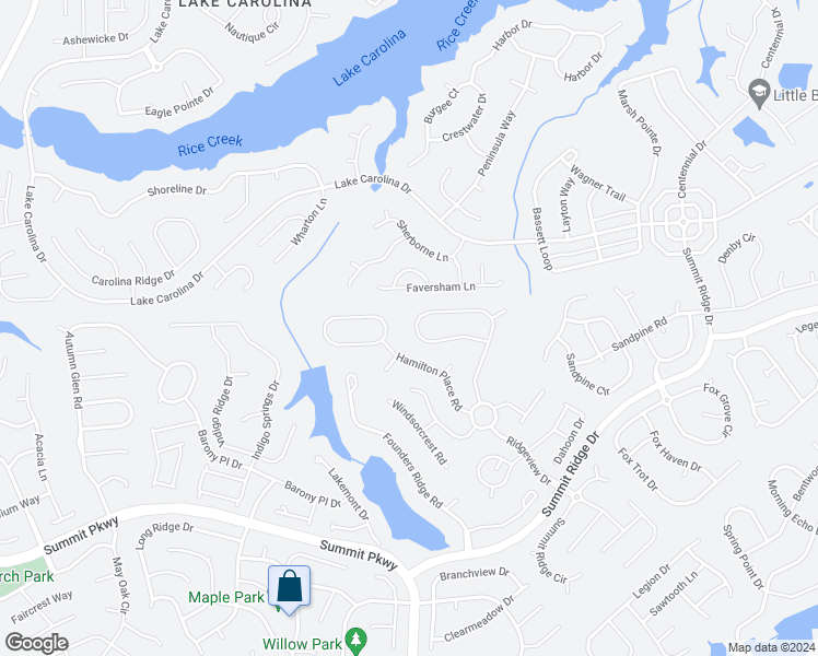 map of restaurants, bars, coffee shops, grocery stores, and more near 404 Kingston Trace Road in Columbia