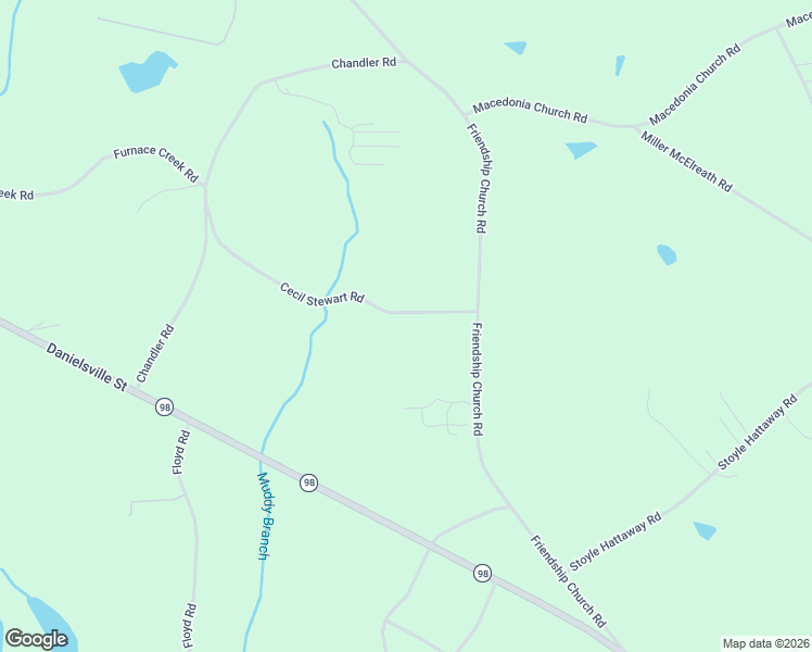 map of restaurants, bars, coffee shops, grocery stores, and more near 34-572 Cecil Stewart Rd in Danielsville