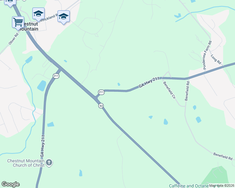 map of restaurants, bars, coffee shops, grocery stores, and more near 4401 Tanners Mill Road in Braselton