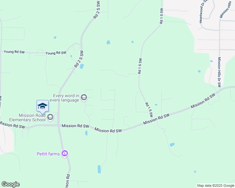 map of restaurants, bars, coffee shops, grocery stores, and more near 36 Bramblewood Trail Southwest in Cartersville
