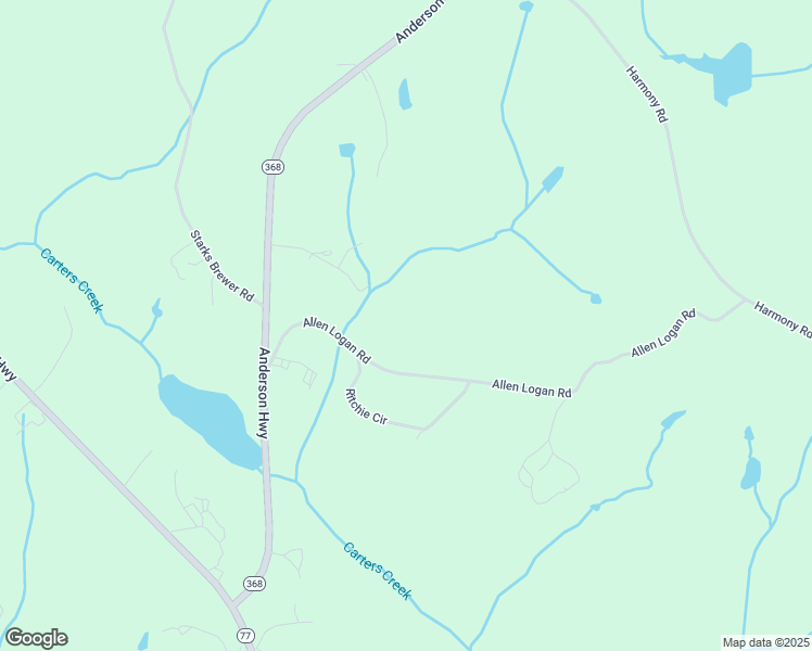 map of restaurants, bars, coffee shops, grocery stores, and more near 1214 Allen Logan Road in Elberton