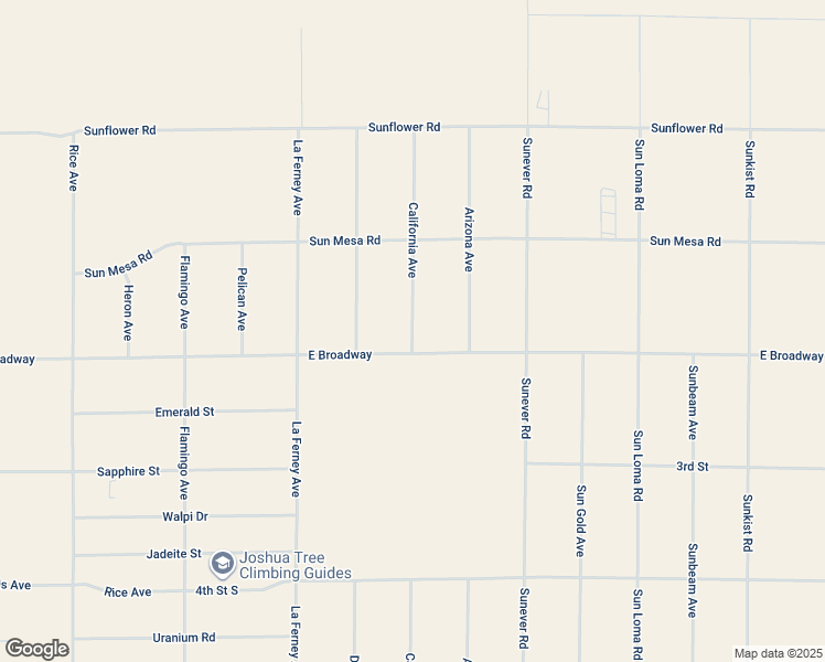 map of restaurants, bars, coffee shops, grocery stores, and more near California Avenue in San Bernardino County
