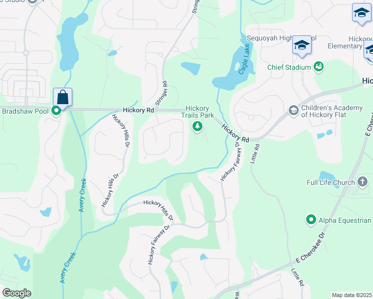 map of restaurants, bars, coffee shops, grocery stores, and more near 513 Carrington Court in Canton