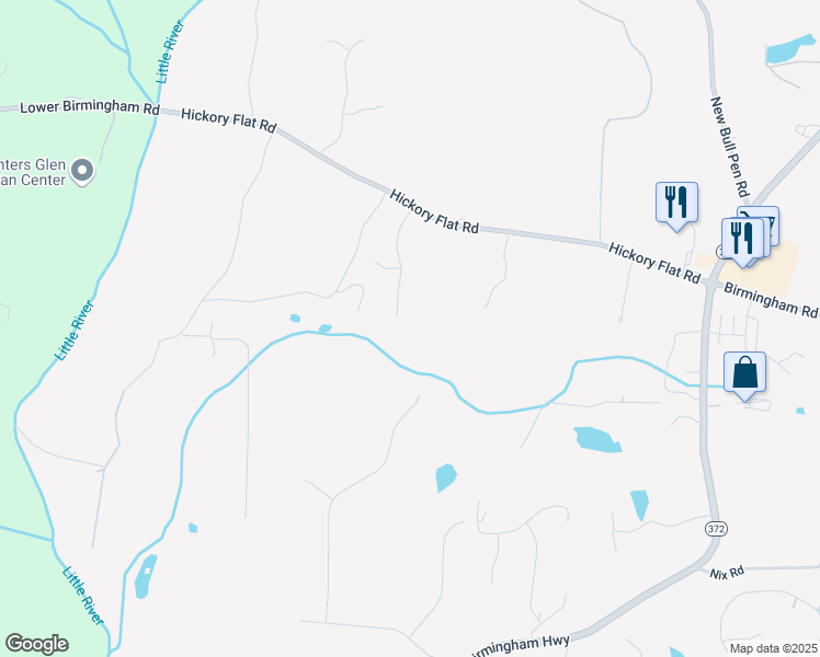 map of restaurants, bars, coffee shops, grocery stores, and more near 590 Hickory Mill Lane in Alpharetta