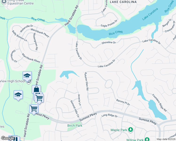 map of restaurants, bars, coffee shops, grocery stores, and more near 513 Autumn Glen Road in Columbia