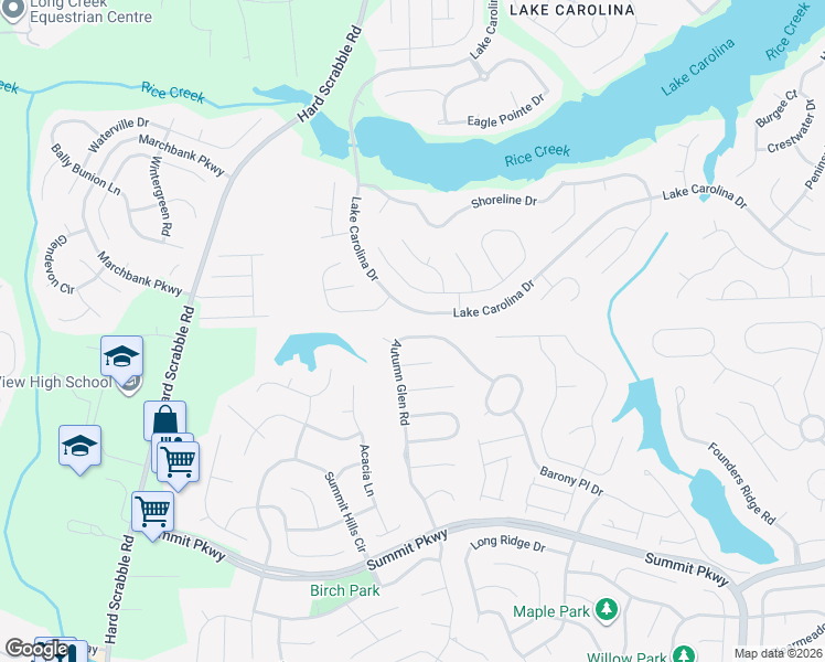 map of restaurants, bars, coffee shops, grocery stores, and more near 513 Autumn Glen Road in Columbia