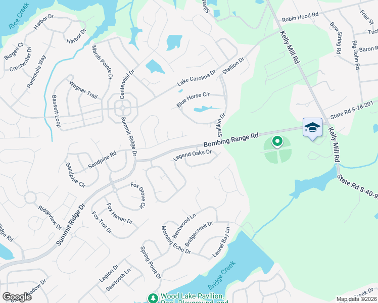 map of restaurants, bars, coffee shops, grocery stores, and more near 212 Legend Oaks Drive in Columbia