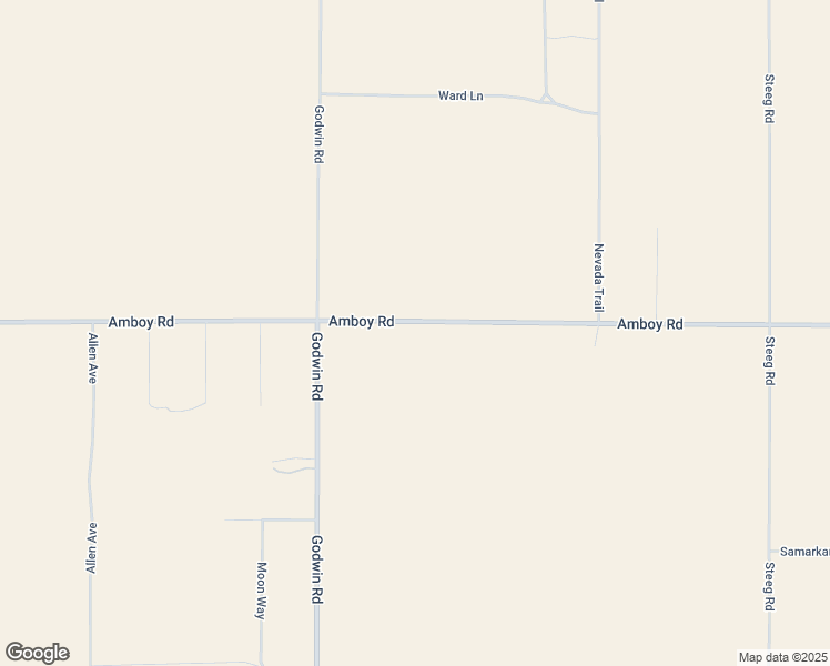 map of restaurants, bars, coffee shops, grocery stores, and more near Amboy Road in Twentynine Palms