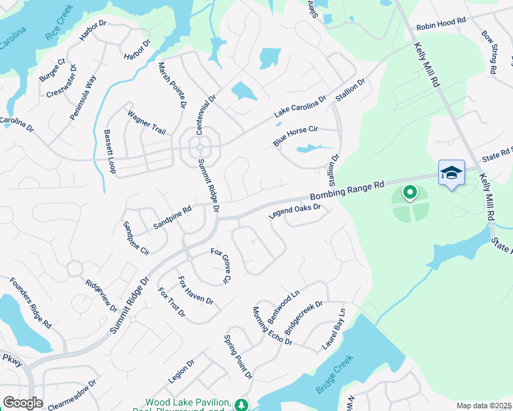 map of restaurants, bars, coffee shops, grocery stores, and more near 408 Bombing Range Road in Columbia