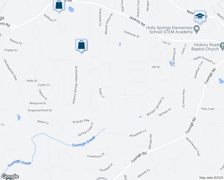 map of restaurants, bars, coffee shops, grocery stores, and more near 1825 Morgan Trce in Canton