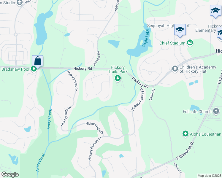 map of restaurants, bars, coffee shops, grocery stores, and more near 509 Carrington Court in Canton