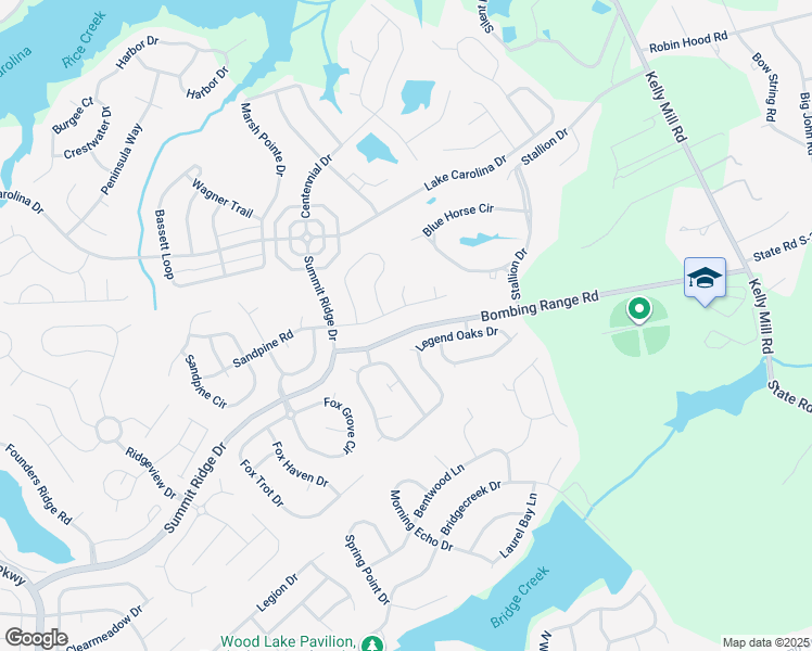 map of restaurants, bars, coffee shops, grocery stores, and more near 408 Bombing Range Road in Columbia