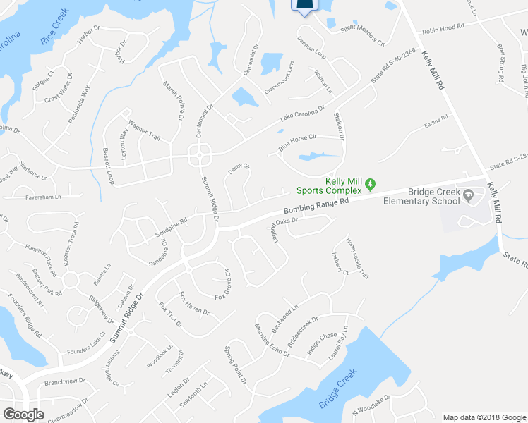 map of restaurants, bars, coffee shops, grocery stores, and more near 408 Bombing Range Road in Columbia